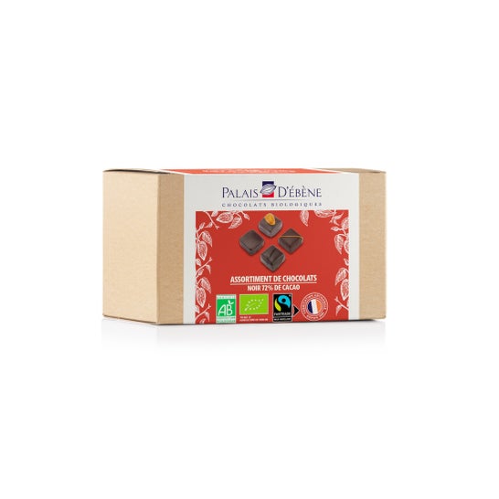 Palais d'Ébène Pack Assortiment Chocolats Noir 180g