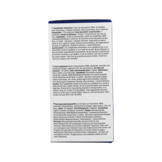 Nutralie Glucosamina Msm Condroitina Complex Bio 120comp