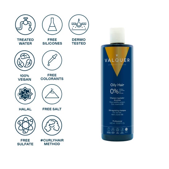 Shampooing régulateur de sébum Valquer 400 ml