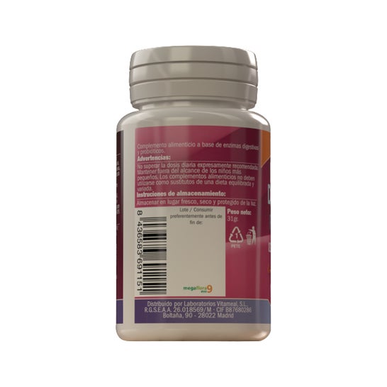 Naturbite Enzymes Digestives + Probiotiques 60caps