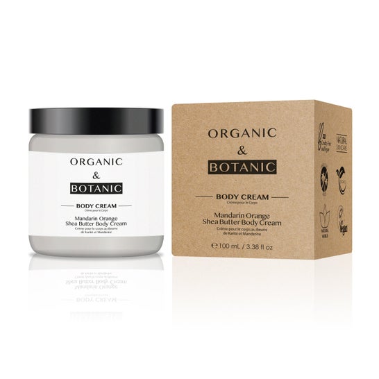 Crème corporelle bio et botanique à la mandarine et à l'orange 100ml