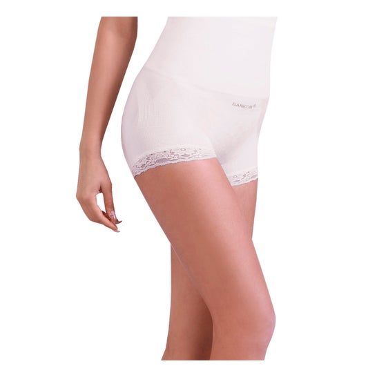 Sankom Ceinture Culotte Modelante Coton Biologique Ivory S/M 1ut