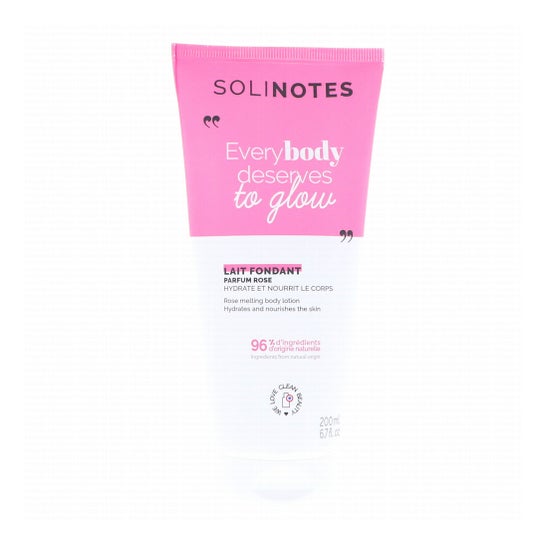 Solinotes Lait Fondant Corps Parfum Rose 200ml