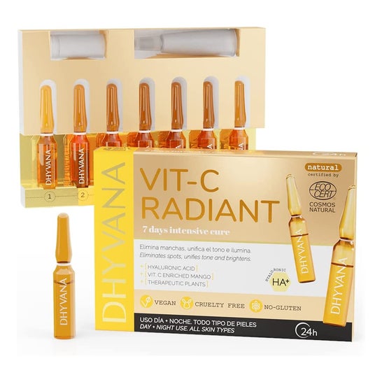 Dhyvana Beauty Booster Radiant Teint 2 Ml 7 Ampoules