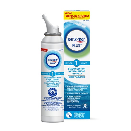 Rhinomer Plus Force 1 Bebés Et Adultes 200ml