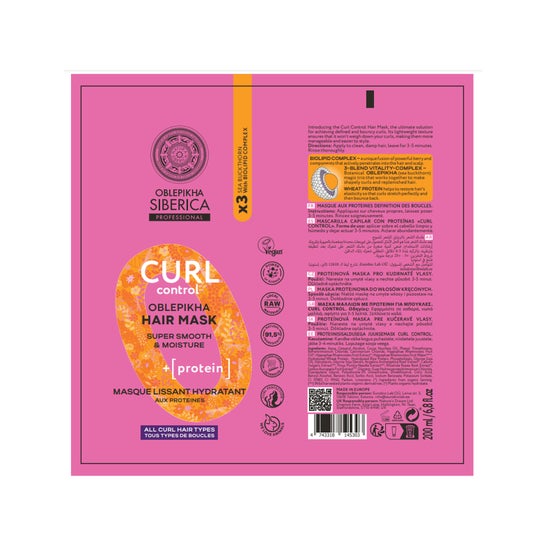 Natura Siberica Oblepikha Masque Capillaire Curl Control 200ml