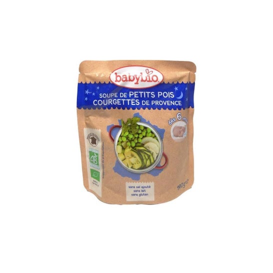 Babybio Doypack Soup Ppoi/Cour190g