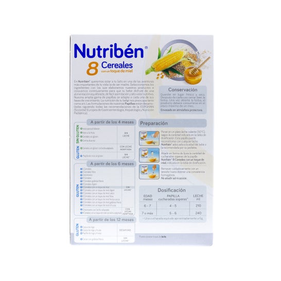 Nutribén™ 8 céréales et miel 600 g