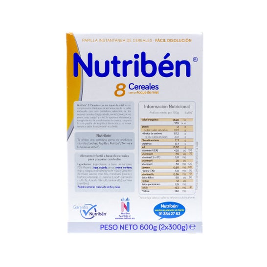Nutribén™ 8 céréales et miel 600 g