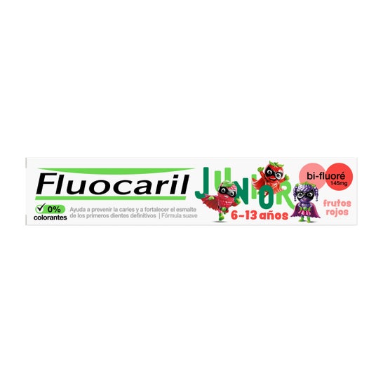 Fluocaril Pasta Junior 75ml Frutos Rojos Fluocaril,