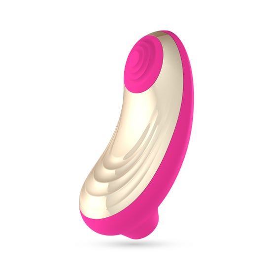 Crushious 2in1 Tapping & Sucking Vibrator Pink 1ud