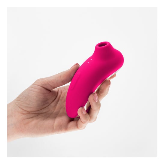 Crushious 2in1 Tapping & Sucking Vibrator Pink 1ud