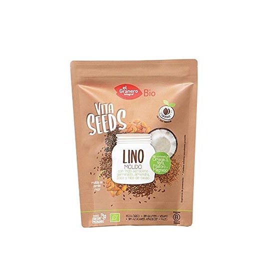 El ganero Integal Ground Flax Sarrac Wheat Cocoa 200 g