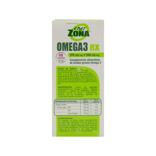 Enerzona oméga 3 RX 48càps