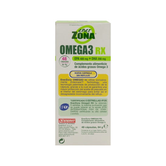 Enerzona oméga 3 RX 48càps