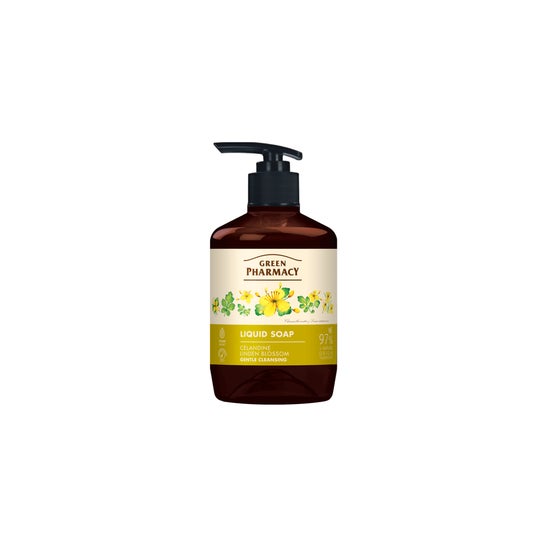 Green Pharmacy Savon Liquide Chélidoine Fleur de Tilleul 460 ml