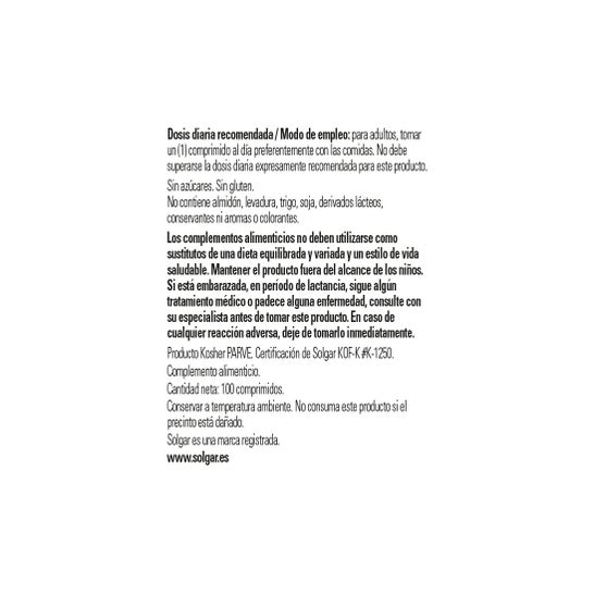 Solgar Vitamine B12 100comp