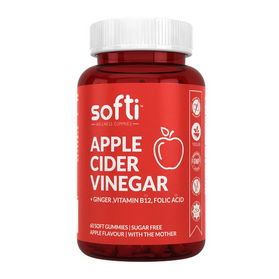 Softi Apple Cider Vinegar Gummies 60uts