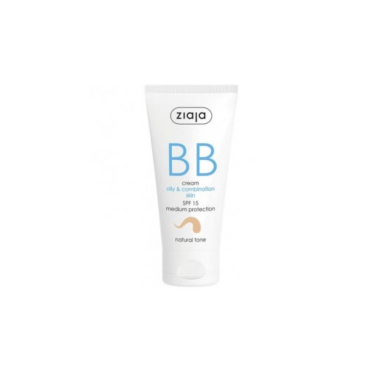 Ziaja Bb Crème Peau Grasse et Mixte Spf15 Teinte Naturelle 50ml