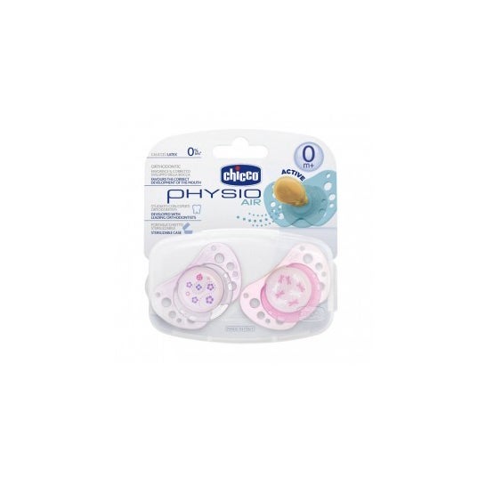 Chicco™ Sucette physio air Tétine Latex 6-12 mois 2 u.