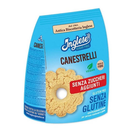 Inglese Sugar Free Biscuits Canestrelli Sans Gluten 200g