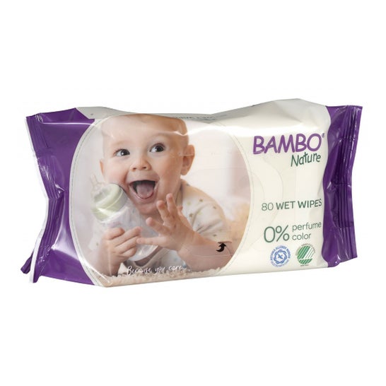 Bambo Nature Lingettes pour Bébé Eco 80uts