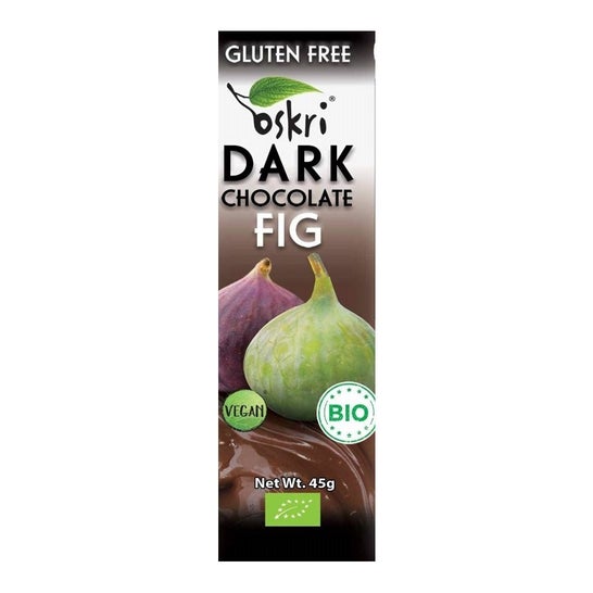 Oskri Bar Dark Chocolate Fig 53g