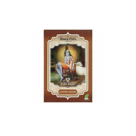Radhe Shyam Hena Natural Dye Dark Brown Powder 100gr