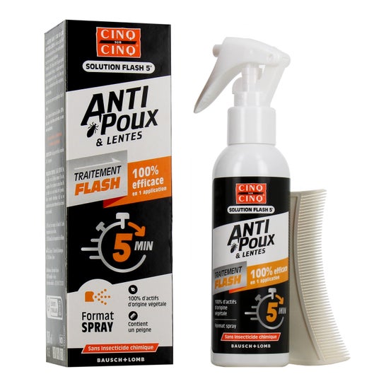 Cinq sur Cinq Traitement Flash Anti Poux & Lentes 150 ml
