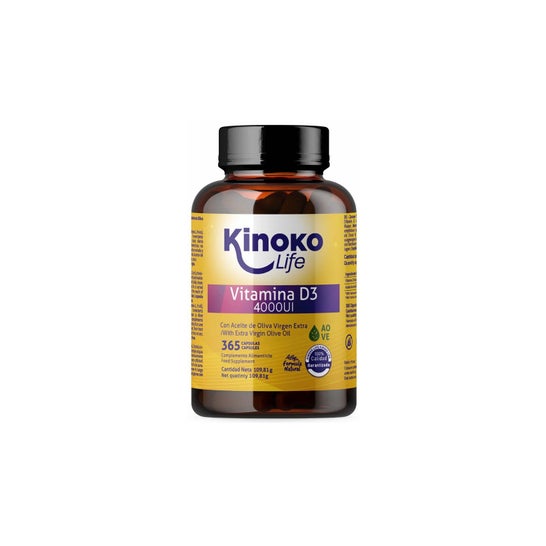 Kinoko Life Vitamine D 4000UI 365caps