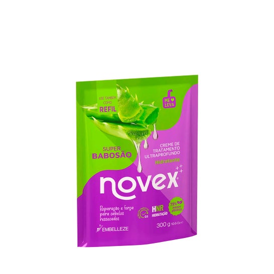 Novex Super Babosão Aloe Vera Creme de Tratamento Refil 300g Novex Super Babosão Aloe Vera Creme de Tratamento Refil 300g