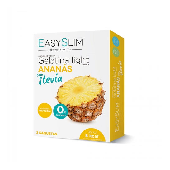 EasySlim Gélatine Light Ananas Stevia 2x15g