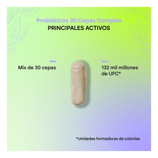 Nutralie Biprotics 30 Cepas Complex 60 Gélules