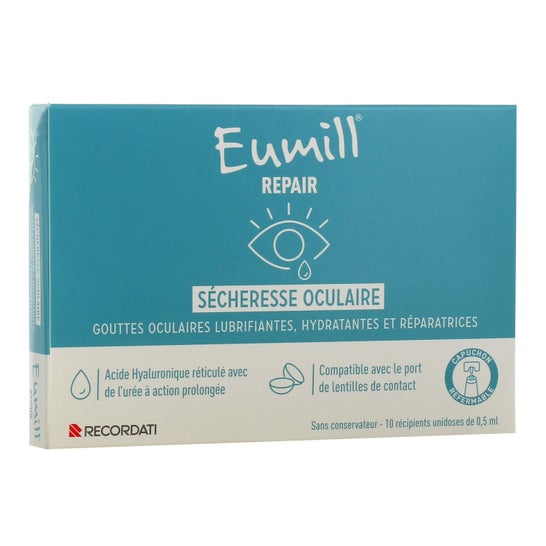 Eumill Repair Sécheresse Oculaire 10x0.5 ml