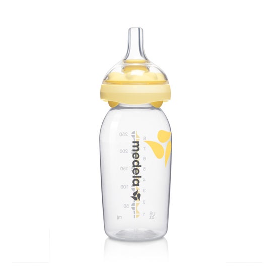 Medela flacon apaisant tétine silicone 250ml 1ud