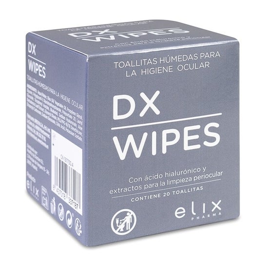 Elix Dx Wipes Lingettes Hygiène Yeux 20uts