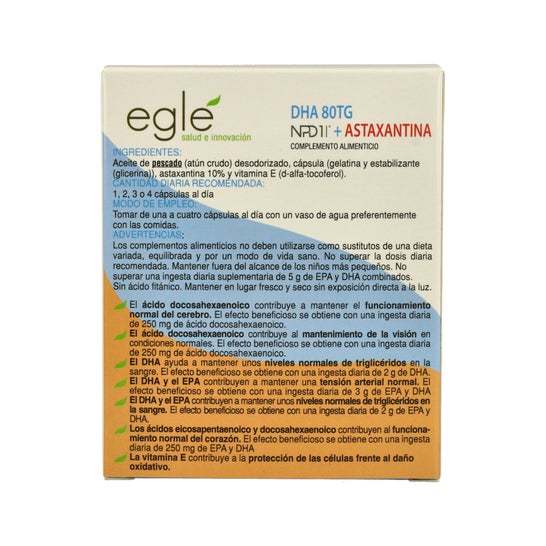 Egle Npd1 Dha 80 Tg Astaxanthine 60 Perles