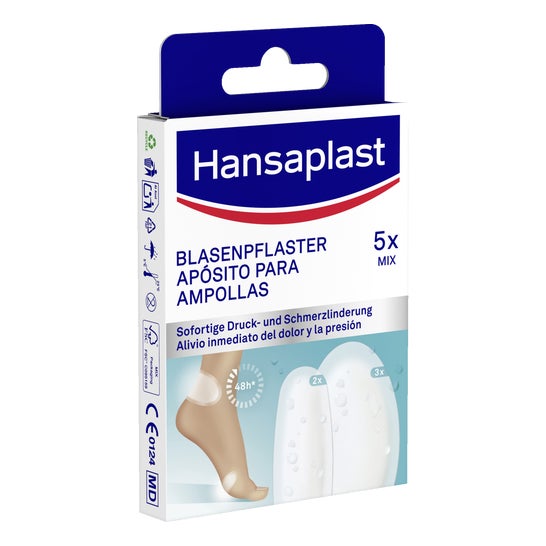 Hansaplast Pansements Ampoules Mix 5 uts
