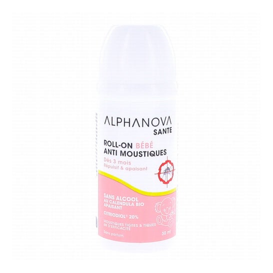 Alphanova Santé Roll-On Bébé Anti Moustiques 30ml