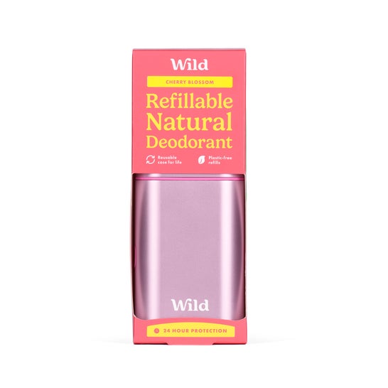 Wild Déodorant Naturel Boîtier + Recharge Fleur de Cerisier 40g