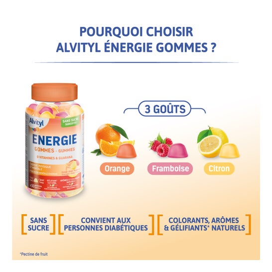 Alvityl Énergie 50 Gommes