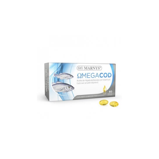 Marnys Omegacod Huile de foie de morue avec vitamine E 60 C