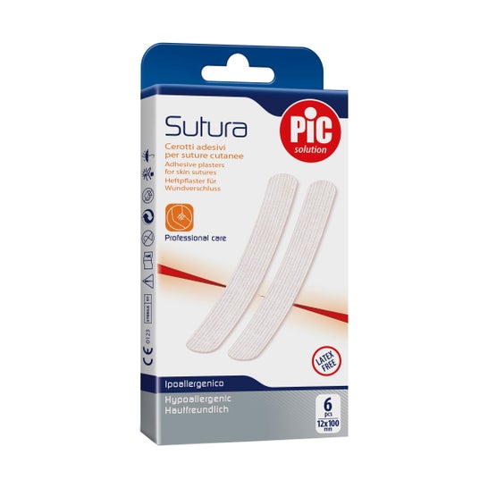 Pic Solution Pansements Suture 12x100mm 6uts