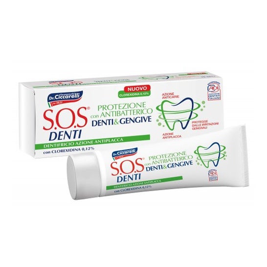 Dr Ciccarelli Sos Denti Dentifrice Chlorhexidine 75ml