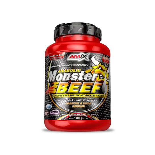 Amix Monster Beef Protein Fresa Plátano 1kg