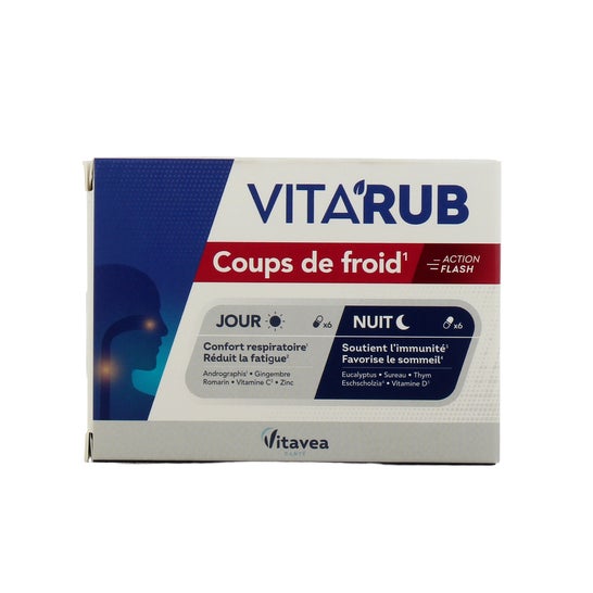 Vitavea Vita'Rub Coups de Froid 12 Gélules
