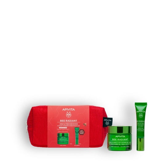 Apivita Pack Bee Radiant Gel-crème léger 50ml + Contour des yeux 15ml