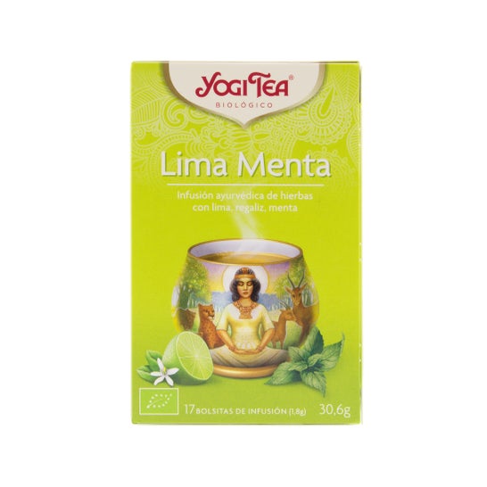 Yogi Tea lima y menta menta 17 bolsas