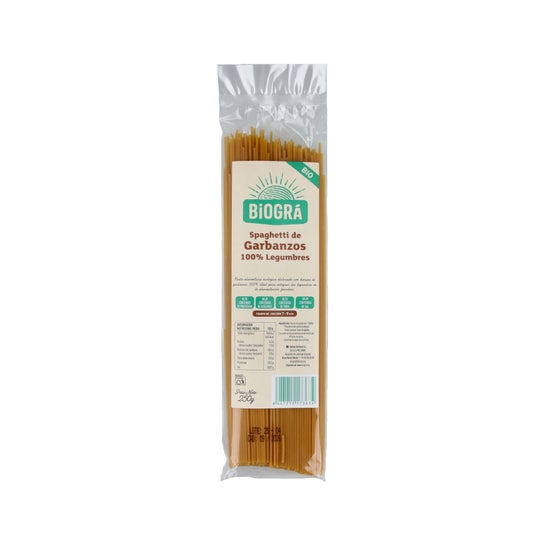 Biogra Spaguetti Garbanzos Bio 250g