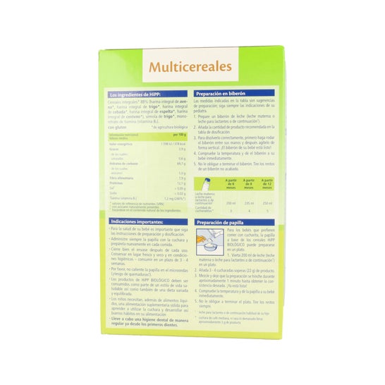 Hipp Biol Multicereal Pap Pap 400G
